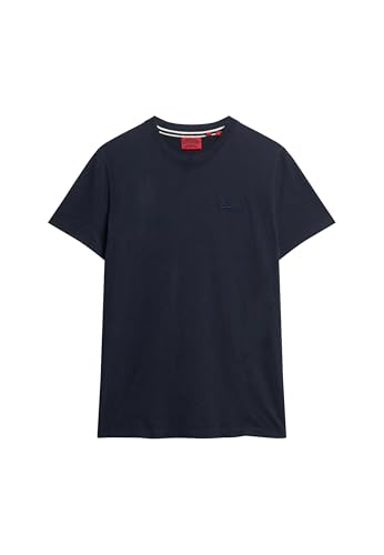 Superdry, T.Shirt Essential Logo EMB Tee, M1011245M, Eclipse Navy, M, Man, Adulto Superdry, T.Shirt Essential Logo EMB Tee, M1011245M, Eclipse Navy, M, Man, Adulto von Superdry