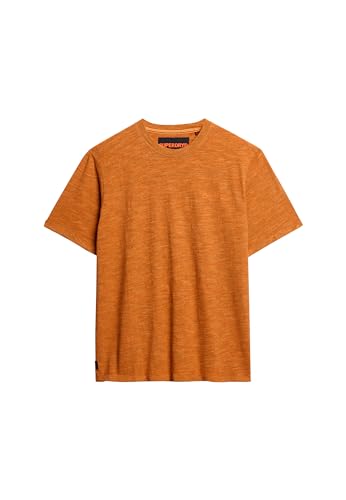 Superdry, T.Shirt OD Slub Marl T Shirt, M1012186A, Denver Orange, L, Herren Superdry, T.Shirt OD Slub Marl T Shirt, M1012186A, Denver Orange, L, Herren von Superdry