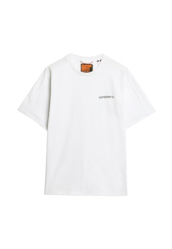 Superdry, T.Shirt TECH Relaxed Tee, M1012083A, Brilliant White, 2XL, Man, Adulto Superdry, T.Shirt TECH Relaxed Tee, M1012083A, Brilliant White, 2XL, Man, Adulto von Superdry