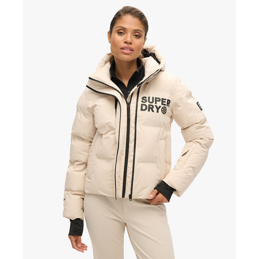 Superdry Boxy Jacket Beige L Frau von Superdry