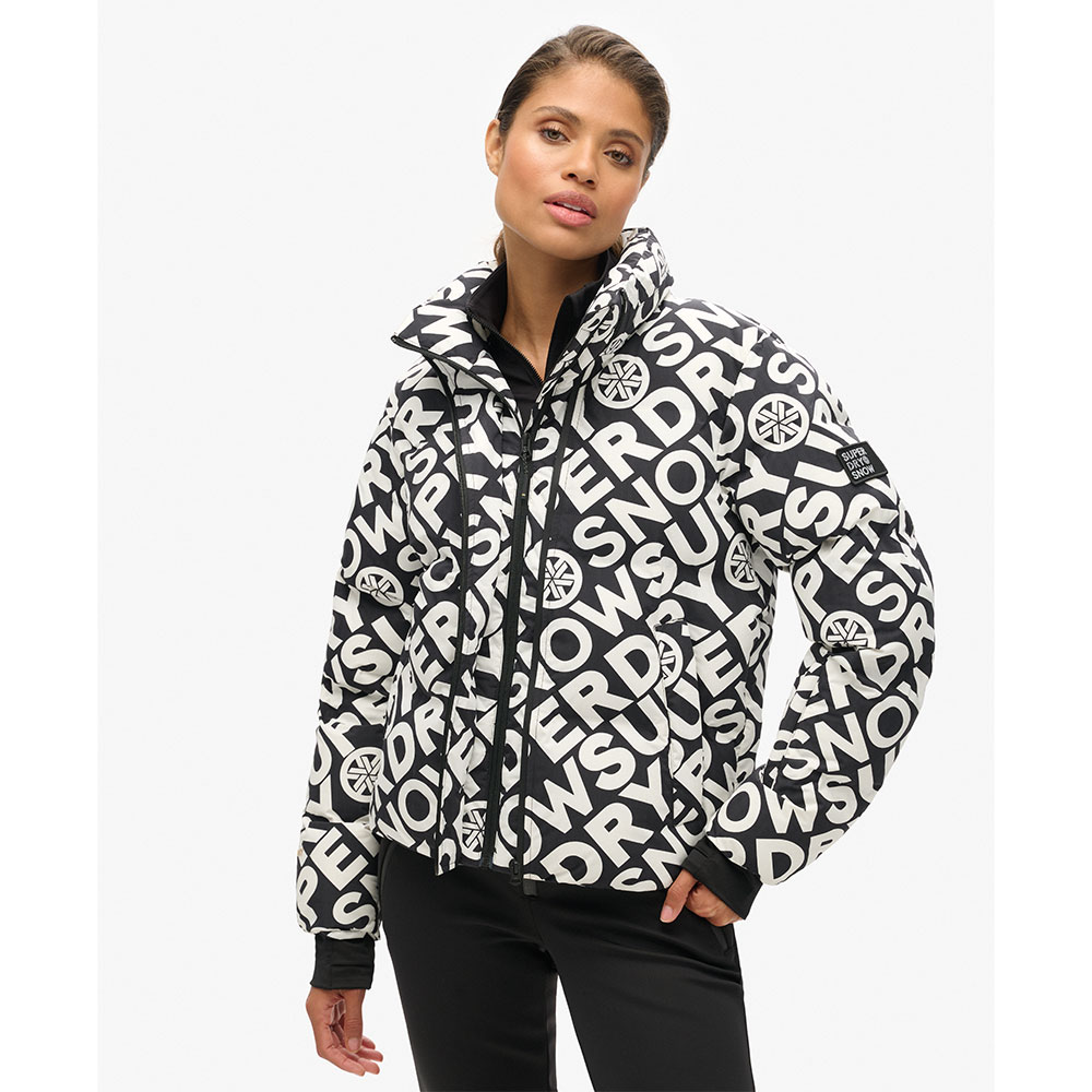 Superdry Boxy Jacket Schwarz M Frau von Superdry