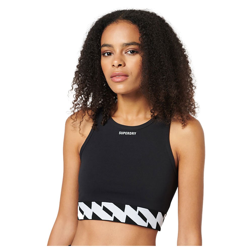 Superdry Code Elastic Crop Sports Top Schwarz XS Frau Superdry Code Elastic Crop Sports Top Schwarz XS Frau von Superdry