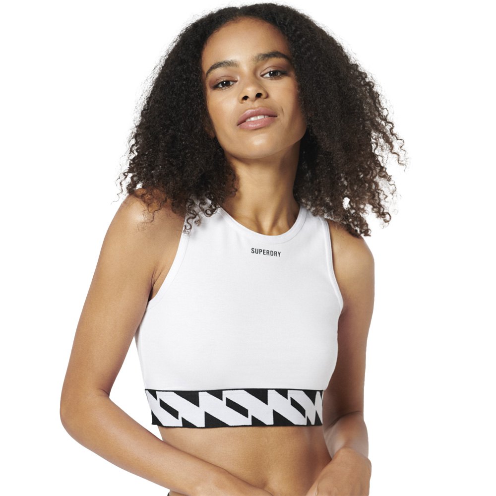 Superdry Code Elastic Crop Sports Top Weiß L Frau Superdry Code Elastic Crop Sports Top Weiß L Frau von Superdry