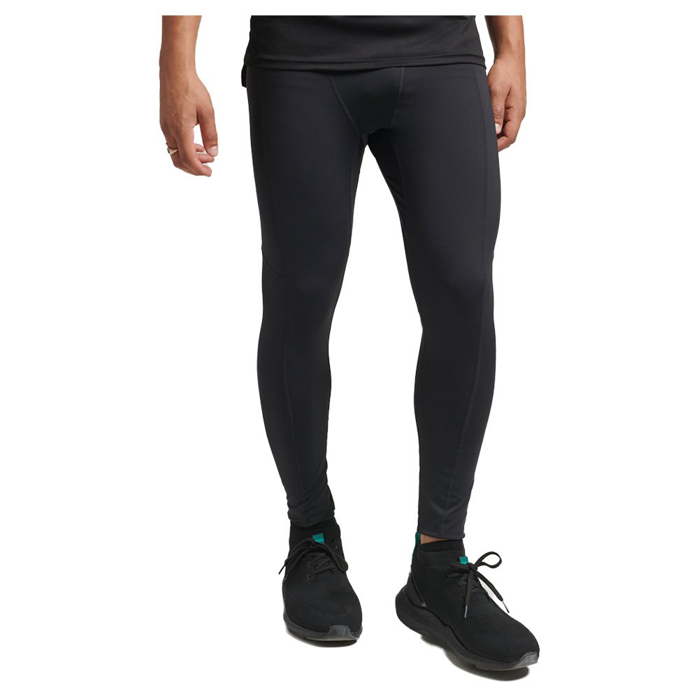 Superdry Core Full Length Leggings Schwarz M Mann von Superdry