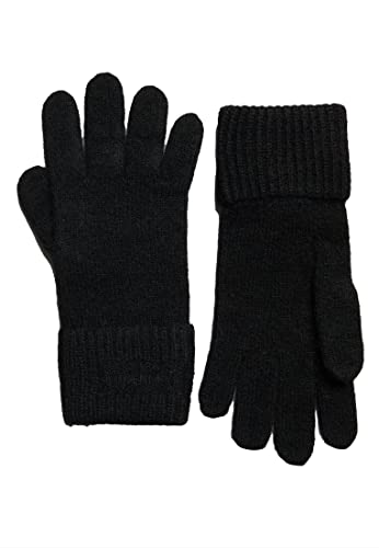 Superdry Damen Gerippte Essential Handschuhe Schwarz 1SIZE von Superdry