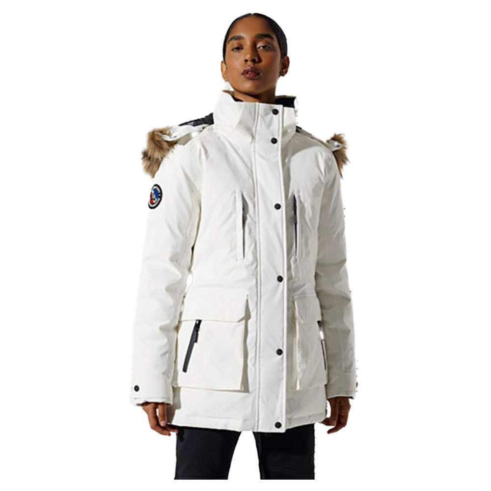 Superdry Everest Snow Down Jacket Weiß M Frau von Superdry