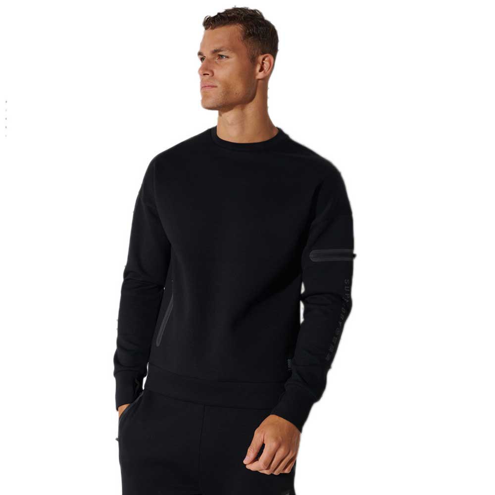 Superdry Gymtech Crew Sweatshirt Schwarz S Mann von Superdry