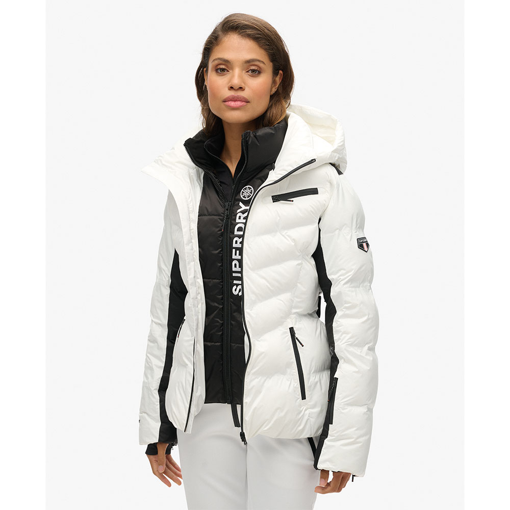 Superdry Luxe Jacket Weiß 2XS Frau von Superdry