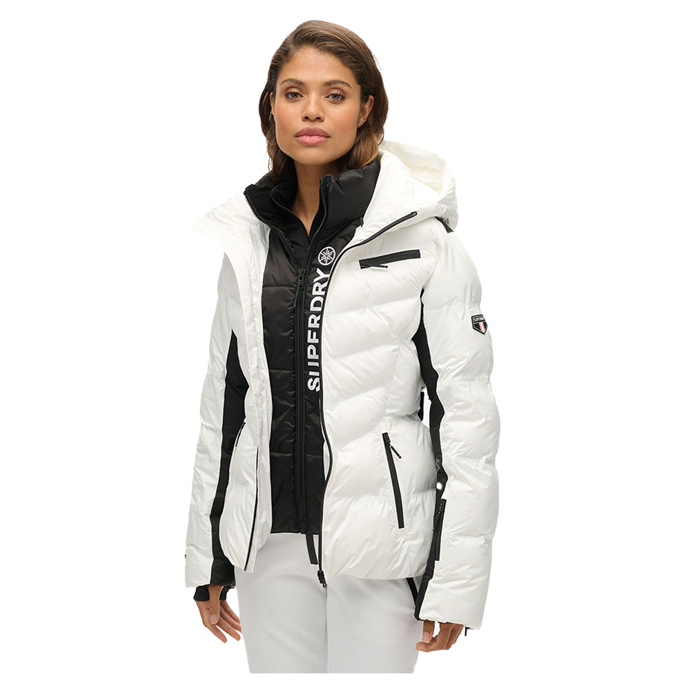 Superdry Luxe Jacket Weiß XL Frau Superdry Luxe Jacket Weiß XL Frau von Superdry