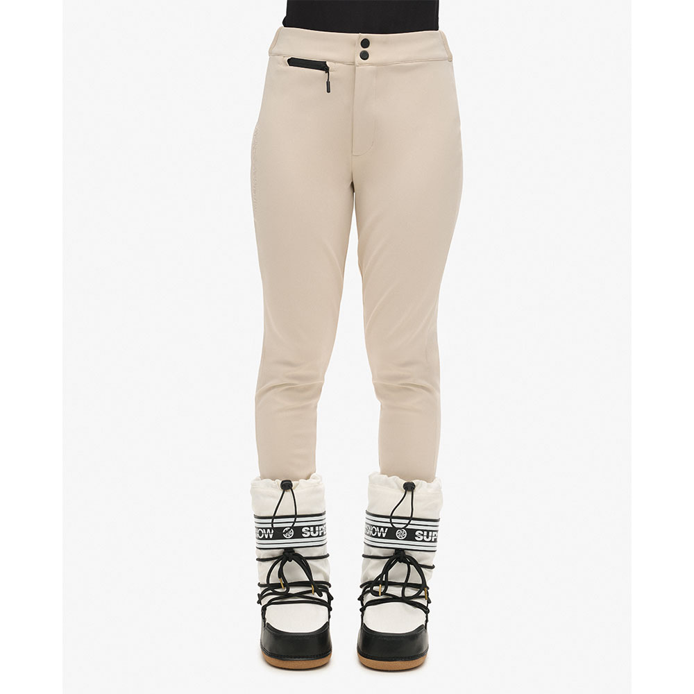 Superdry Luxe Snow Pant Pants Beige XL Frau von Superdry