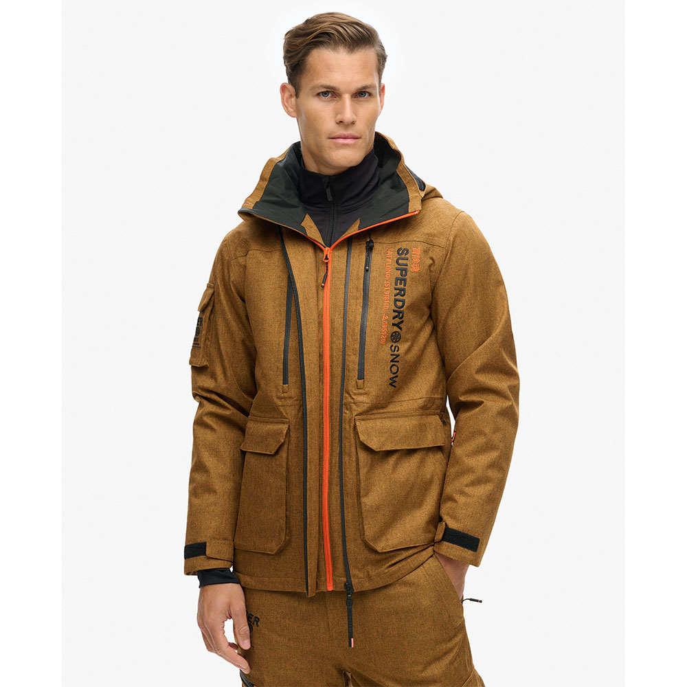 Superdry Peak Rescue Jacket Braun L Mann von Superdry