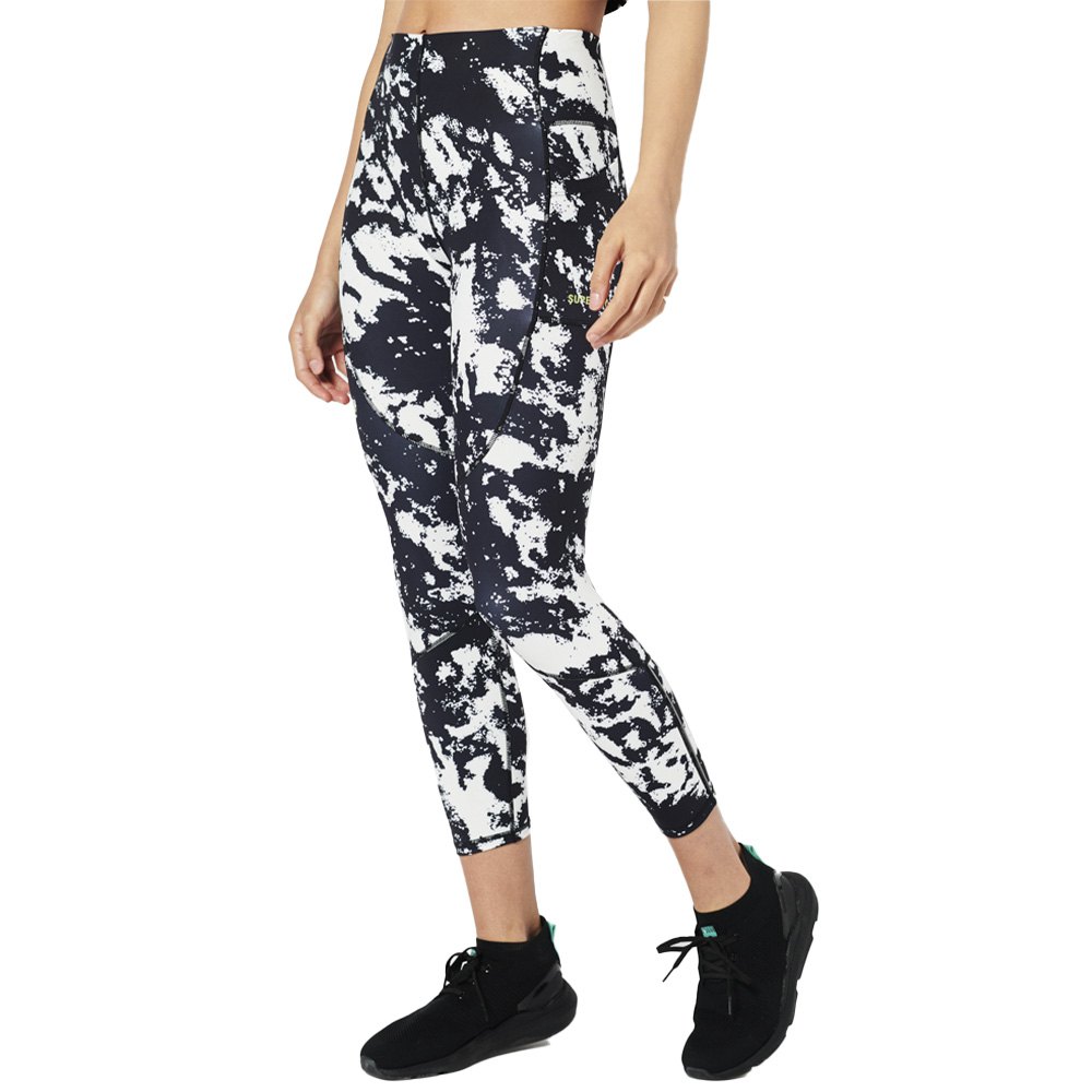 Superdry Run 7/8 Leggings Schwarz S Frau von Superdry