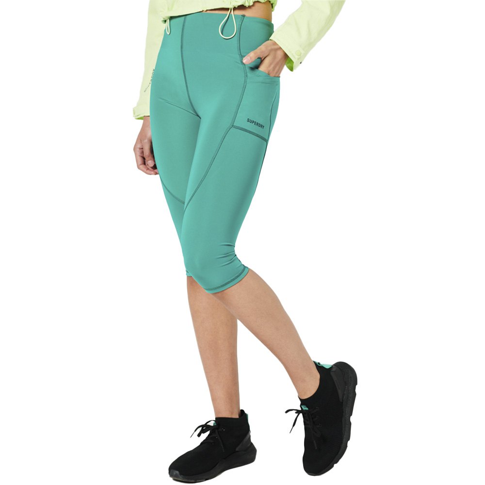 Superdry Run Cropped 3/4 Leggings Grün S Frau Superdry Run Cropped 3/4 Leggings Grün S Frau von Superdry