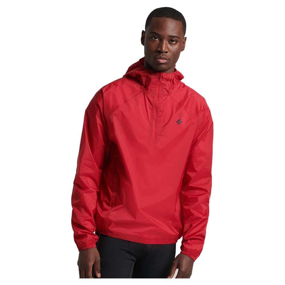 Superdry Run Lw Waterproof Shell Jacket Rot M Mann von Superdry