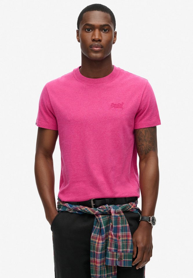 Superdry Rundhalsshirt Organic Cotton Essential Logo T-Shirt Superdry Rundhalsshirt Organic Cotton Essential Logo T-Shirt von Superdry