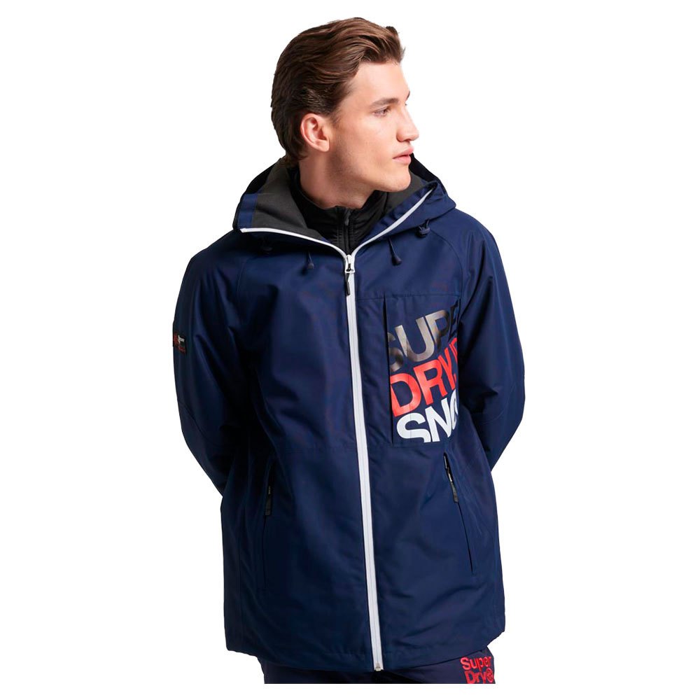 Superdry Ski Freestyle Core Jacket Blau M Mann Superdry Ski Freestyle Core Jacket Blau M Mann von Superdry