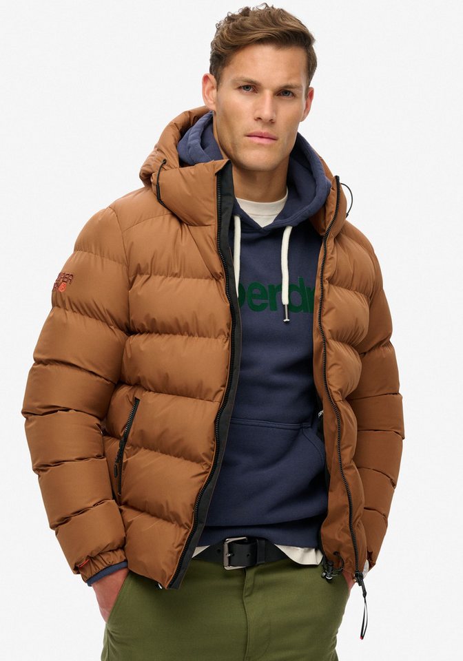 Superdry Steppjacke HOODED SPORTS PUFFER JACKET von Superdry