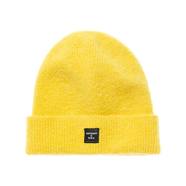 Superdry Super Lux Beanie Gelb  Frau von Superdry