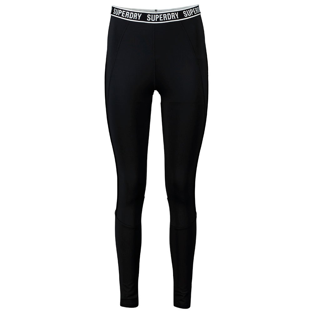 Superdry Train Branded Elastic Leggings Schwarz XS Frau von Superdry