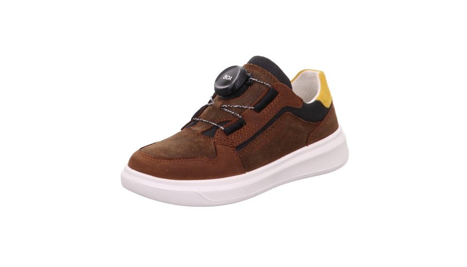 Superfit Buben sportlich Schnür m BRAUN/GELB Sneaker Superfit Buben sportlich Schnür m BRAUN/GELB Sneaker von Superfit