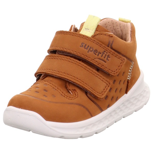 Superfit - Kid's Breeze - Freizeitschuhe Gr 25 braun/ gelb von Superfit