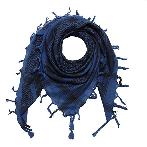 Superfreak Palituch - blau-dunkelblau - schwarz - 100x100 cm - Pali Palästinenser Arafat Tuch - 100% Baumwolle von Superfreak
