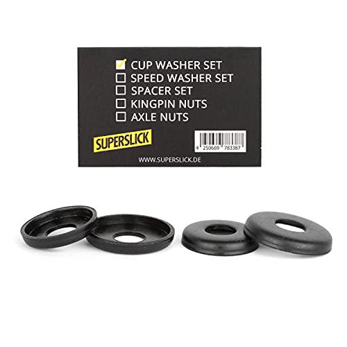 Superslick Kingpin Scheiben Cup Washer Set - Unterlegscheiben für Lenkgummis 2er Set Superslick Kingpin Scheiben Cup Washer Set - Unterlegscheiben für Lenkgummis 2er Set von Superslick