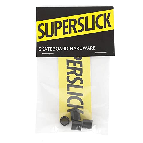 Superslick Spacer Set schwarz Skateboard Longboard Kugellager Abstandshalter von Superslick