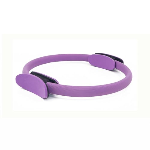 Supertool Pilates Resistance Ring, 38,1 cm Dual Grip Magic Exercise Circle, Yoga Fitness Circle for Inner Thigh Core Training, Toning - Purple von Supertool