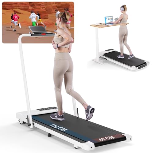 Superun Raceable Walking Pad Klappbar, Laufband für Zuhause 136 kg, Klappbares Laufband Unter dem Schreibtisch mit APP-Steuerung, Laufband Schreibtisch mit Multi-Runner-Rennen Superun Raceable Walking Pad Klappbar, Laufband für Zuhause 136 kg, Klappbares Laufband Unter dem Schreibtisch mit APP-Steuerung, Laufband Schreibtisch mit Multi-Runner-Rennen von Superun