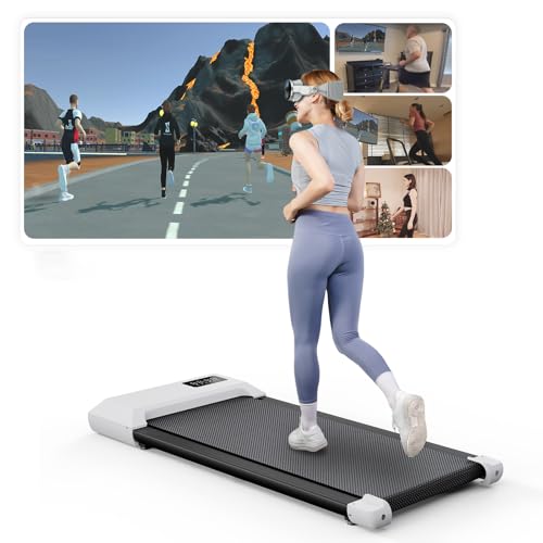 Superun Walking Pad 2.5PS - Laufband für Zuhause und Büro - Laufband Schreibtisch mit APP, LCD Display und Bluetooth - Mini Laufbänder Unter dem Schreibtisch von Superun