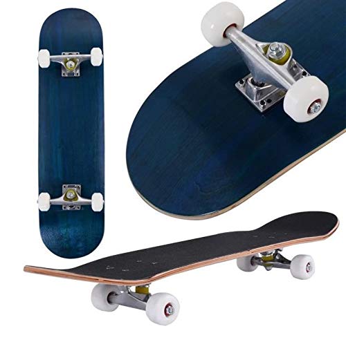 Komplettes Skateboard 79 * 20cm Skateboard mit ABEC-9 Kugellagern, 7 Lagen Double Kick Concave, MAX Belastung 150kg Komplettes Skateboard 79 * 20cm Skateboard mit ABEC-9 Kugellagern, 7 Lagen Double Kick Concave, MAX Belastung 150kg von Supfine