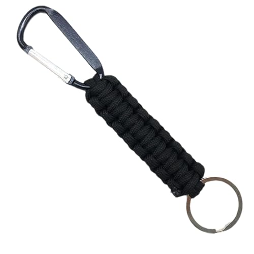 Suphyee Paracord-Schlüsselanhänger, Seil-Schlüsselanhänger,Karabinerhaken Paracord Lanyards - Bungee-Karabinerschnüre, Outdoor-Schlüsselanhänger, robust zum Halten von Schlüsseln, Taschenlampen, von Suphyee