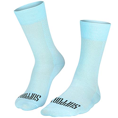 SUPPORT Superleichte Fahrradsocken für Herren, atmungsaktive Technologie, rutschfeste Faser, Unisex, Zubehör für Radfahrer, Wandern, Klettern, Radfahren, Reiten., blau, 3-5 SUPPORT Superleichte Fahrradsocken für Herren, atmungsaktive Technologie, rutschfeste Faser, Unisex, Zubehör für Radfahrer, Wandern, Klettern, Radfahren, Reiten., blau, 3-5 von Support