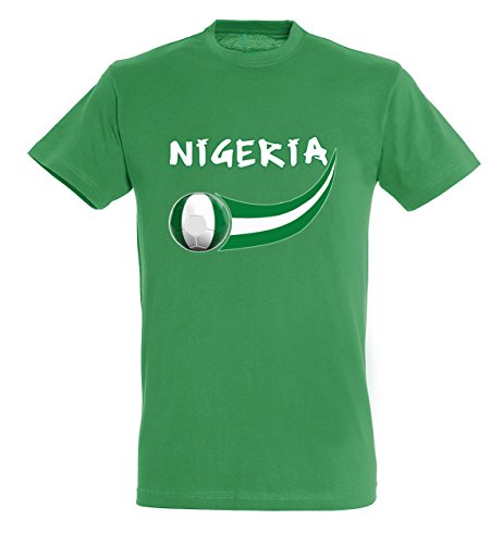 Supportershop 6 Kinder Shirt Nigeria 6 Jungen, grün, fr: M (Größe Hersteller: 6 Jahre) von Supportershop