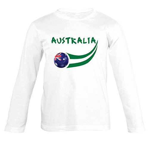 Supportershop Australien Jungen Langarmshirt L weiß Supportershop Australien Jungen Langarmshirt L weiß von Supportershop