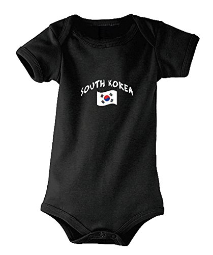 Supportershop Body Südkorea Unisex Baby, schwarz, fr: L (Größe Hersteller: 12 – 18 Monate) von Supportershop