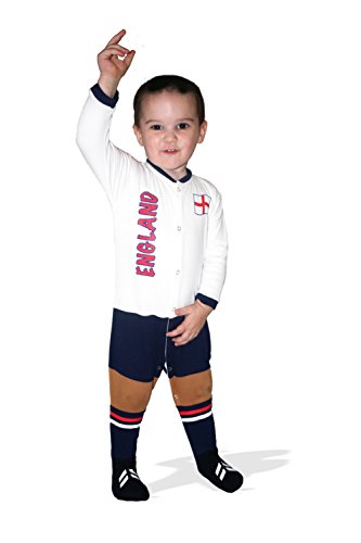 Supportershop England Pyjama Unisex Baby XL weiß von Supportershop