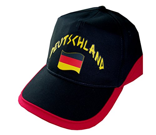 Supportershop Herren Allemagne Baseball-Cap, schwarz, one Size Supportershop Herren Allemagne Baseball-Cap, schwarz, one Size von Supportershop
