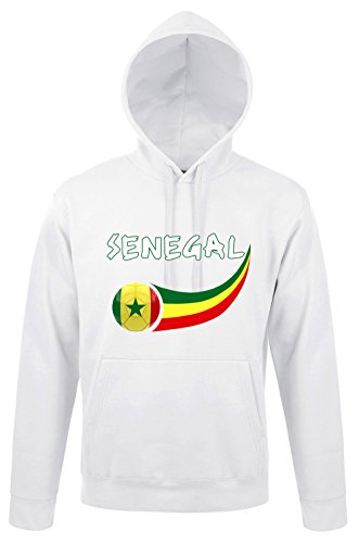 Supportershop Herren Senegal Hoodie Sweatshirt XL weiß Supportershop Herren Senegal Hoodie Sweatshirt XL weiß von Supportershop