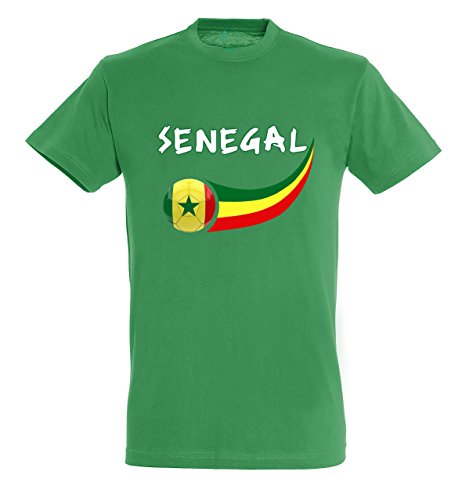 Supportershop Herren Senegal T-Shirt, grün, S Supportershop Herren Senegal T-Shirt, grün, S von Supportershop