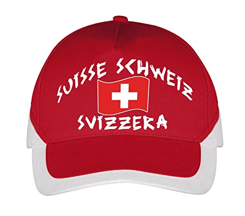 Supportershop Herren Schweiz Cap, rot, M Supportershop Herren Schweiz Cap, rot, M von Supportershop
