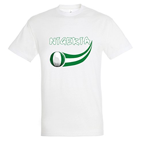 Supportershop Herren T-Shirt Nigeria, weiß, L Supportershop Herren T-Shirt Nigeria, weiß, L von Supportershop