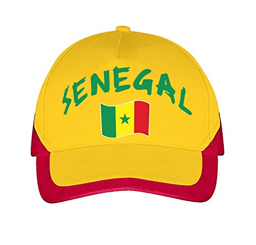 Supportershop Senegal Cap für Herren, Gelb, Größe M Supportershop Senegal Cap für Herren, Gelb, Größe M von Supportershop