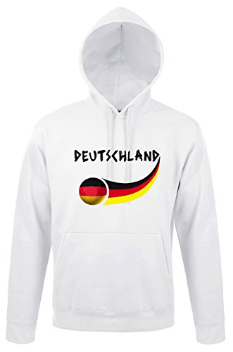 Supportershop Jungen Germany Sweatshirt, weiß, Größe S von Supportershop