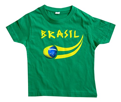 Supportershop Jungen Brasil Junior Fan T-Shirt grün 6 Jahre, 116 Supportershop Jungen Brasil Junior Fan T-Shirt grün 6 Jahre, 116 von Supportershop