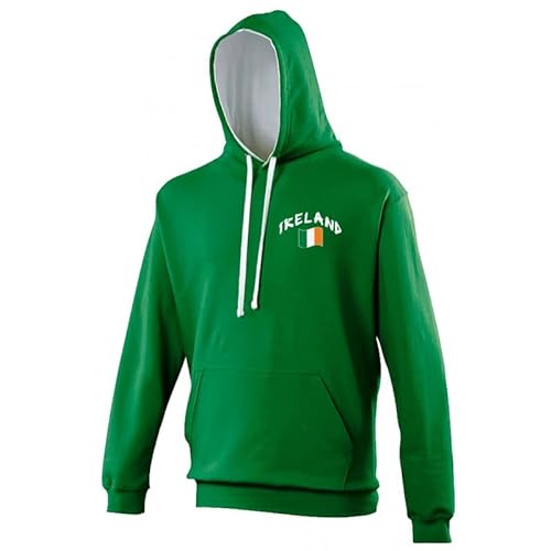 Supportershop Kapuzenpullover Irland, Grün, Unisex, Erwachsene, FR: 2XL (Größe Hersteller: XXL) von Supportershop