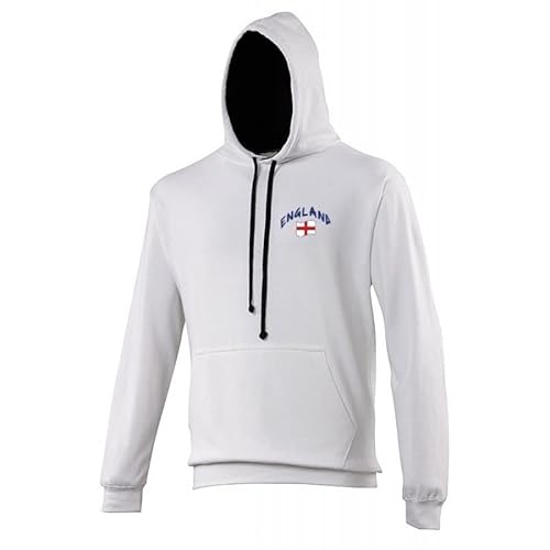 Supportershop Kapuzenpullover Rugby England, Unisex, Erwachsene, Weiß, FR: S (Größe Hersteller: S) Supportershop Kapuzenpullover Rugby England, Unisex, Erwachsene, Weiß, FR: S (Größe Hersteller: S) von Supportershop