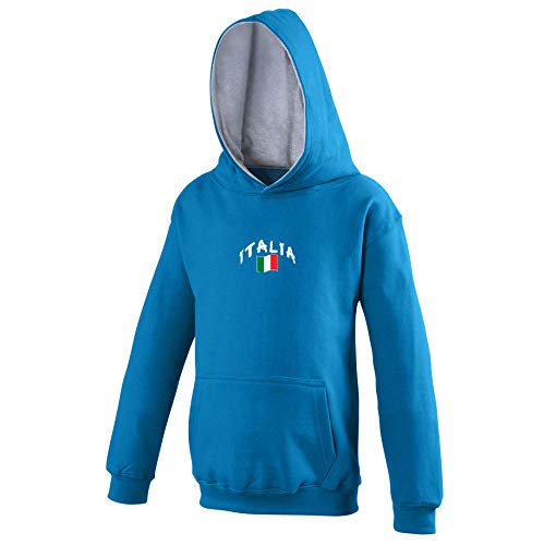 Supportershop Kinder Kapuzenpullover Rugby Italien L blau von Supportershop