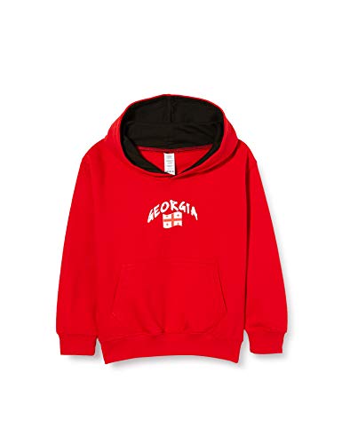 Supportershop Kinder Kapuzensweatshirt Rugbyjacke, rot, XL von Supportershop